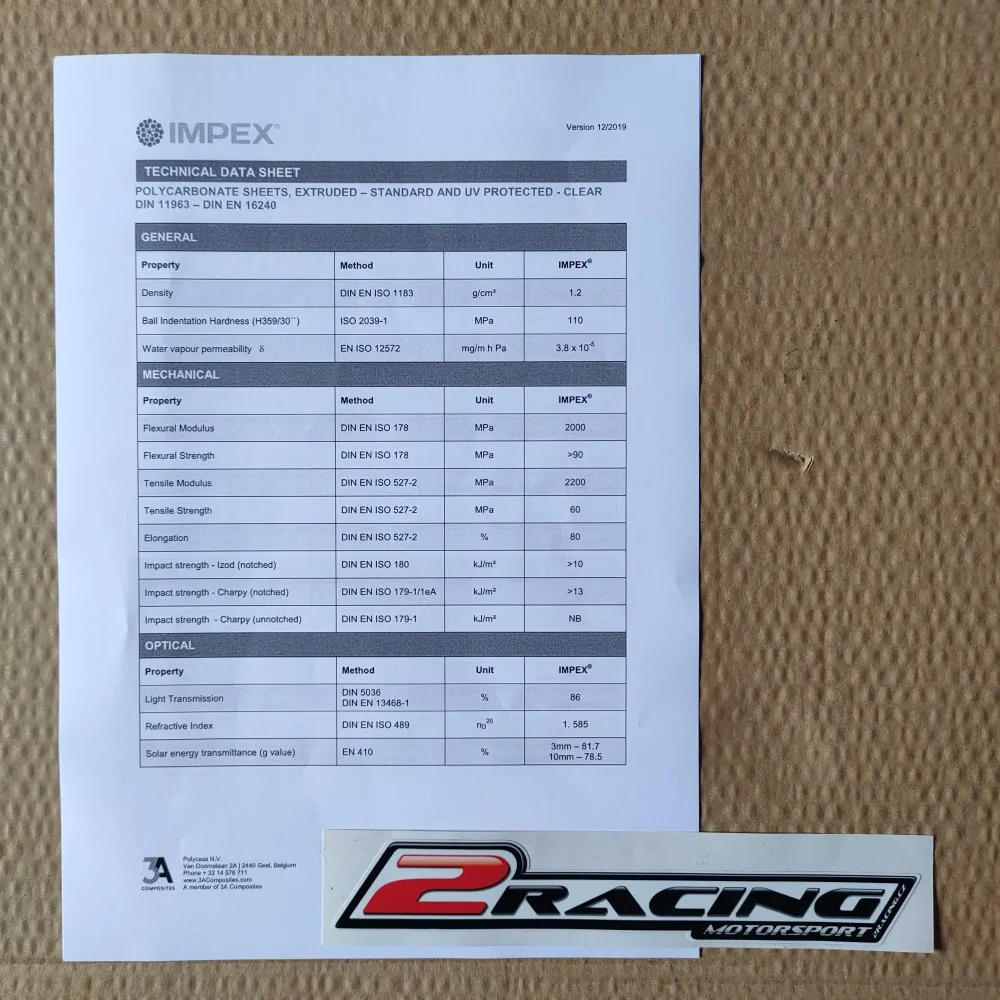 Polykarbonátová 4mm okna BMW E36