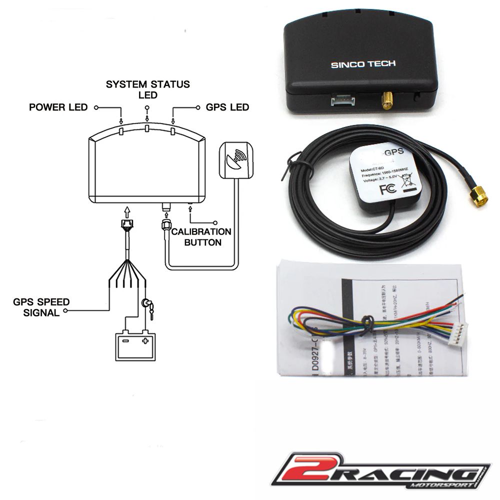 GPS rychlostní sensor pro připojení do závoďáku