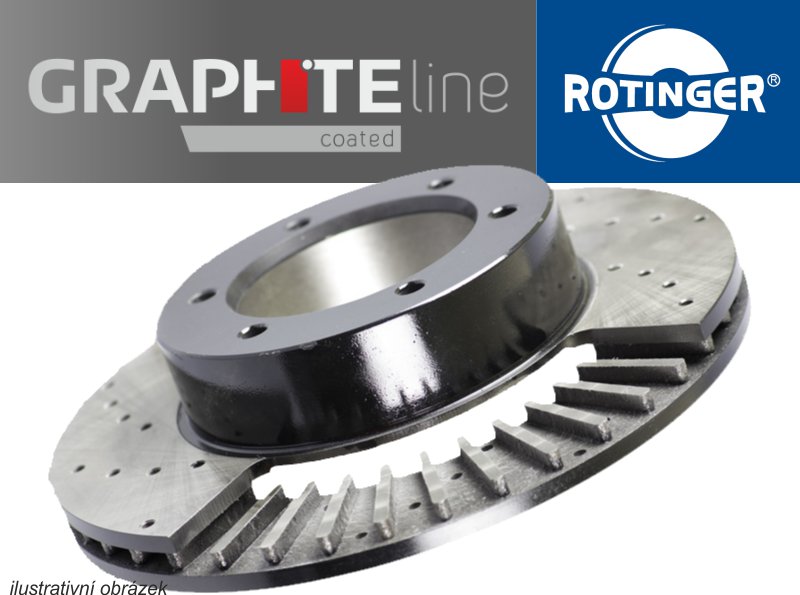 Přední sportovní brzdový kotouč Renault, Dacia 280/24mm 5x114,3 - 4504-GL