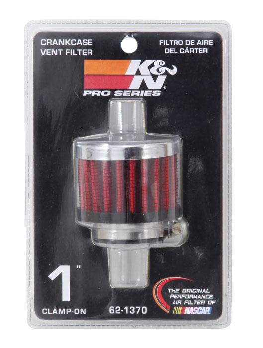Oddechový filtr K&N na hadici 25mm gumový top 62-1370