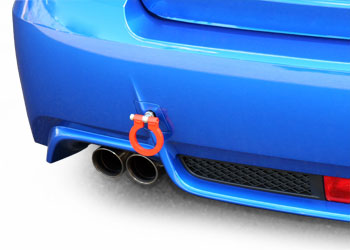Tažné oko sklopné do původního úchytu pro tažení auta-alu- tow hook přední-pro Asijské vozy