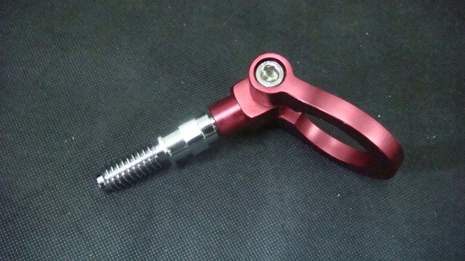 Tažné oko do původního úchytu, sklopné, -hliníkové- tow hook- přední-pro Evropské vozy