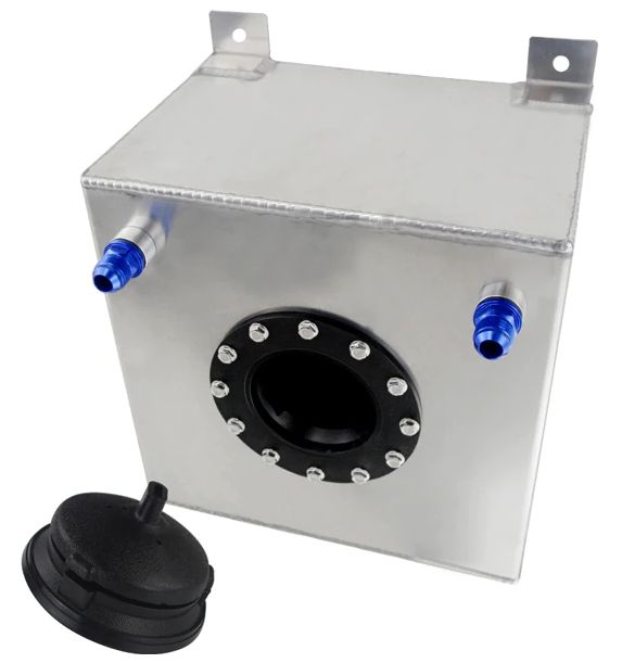 Nádrž na benzín z hliníku s pěnou 20Litrů závodní alu