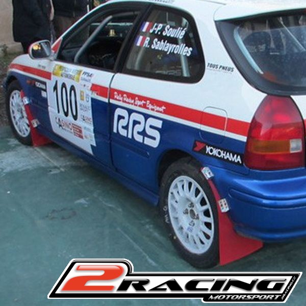 Rally zástěrky tl.4mm pár FIA standard