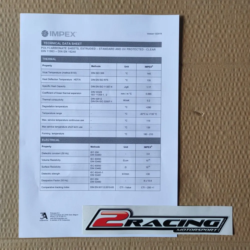 Polykarbonátová 4mm okna BMW E36