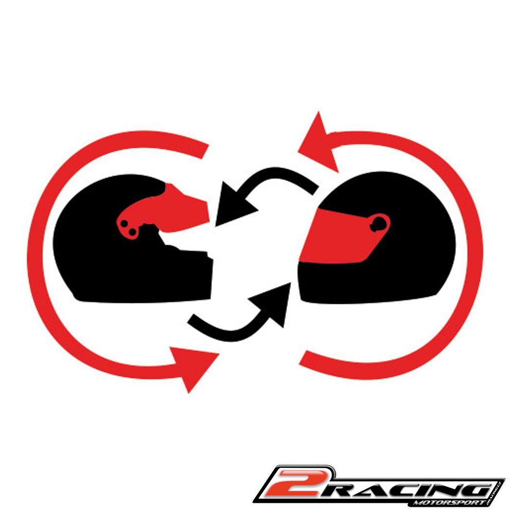 Integrální závodní helma HANS FIA 8859-2015 SNELL SA2020 bílá RRS Rally