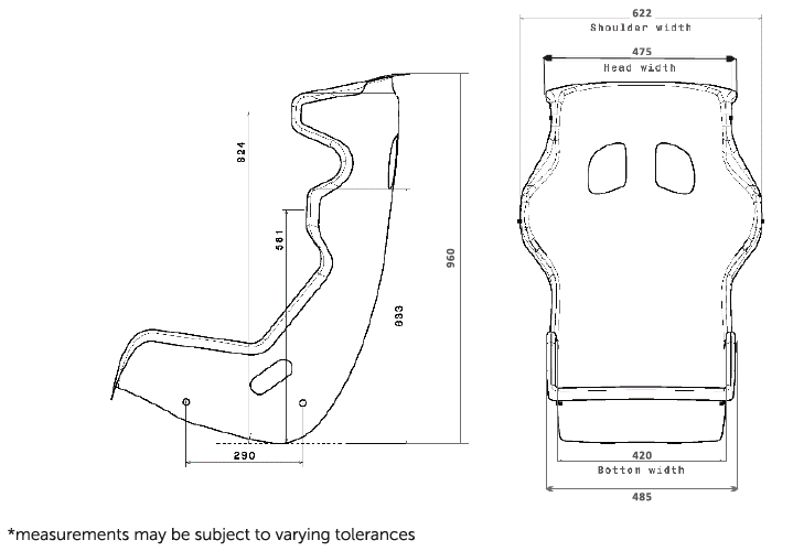 Ultralehká sedačka Atech z uhlíkových vláken AT-CM FIA 8855-2021