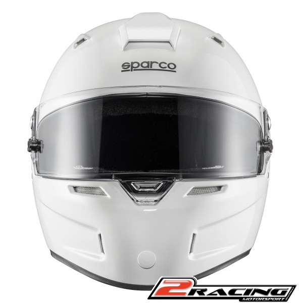Integrální závodní helma Sparco Air Pro RF-5W bílá-červená