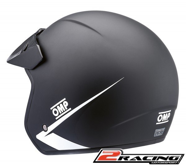 Jet otevřená závodní helma OMP Star černá