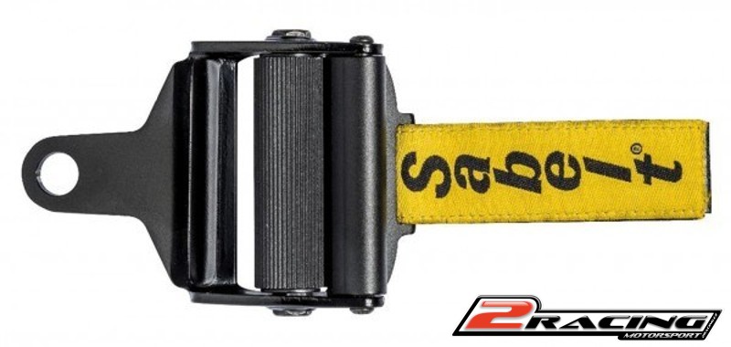 Sabelt 6 bodý bezpečnostní pás FIA závodní modrý,červený,černý