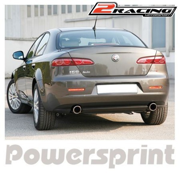 Sportovní tlumič výfuku z nerez oceli Alfa Romeo 159 1.9 JTD 970103-sa1
