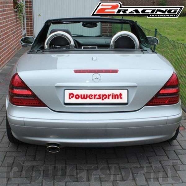Sportovní tlumič výfuku z nerez oceli MB SLK (R170) 230 Kompressor 980305-sa7