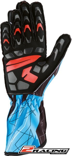 Dětské Kartingové rukavice OMP KS-2 Art modrá černá