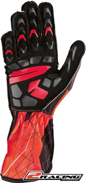 Dětské Kartingové rukavice OMP KS-2 Art červená černá
