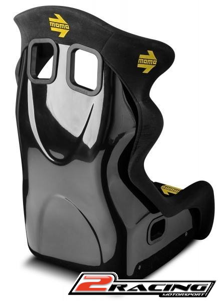 Závodní sedačka Momo Lesmo One XXL černá FIA homologace konstrukce laminát