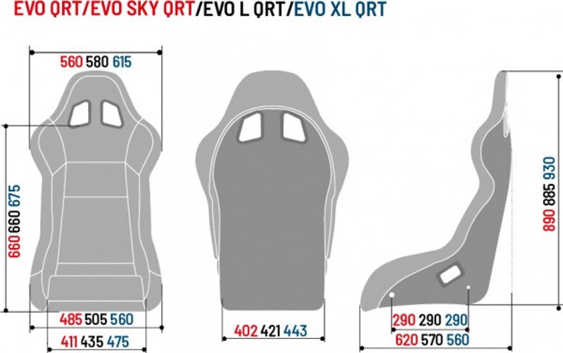 Závodní sedadlo Sparco Evo QRT černá FIA homologace konstrukce laminát