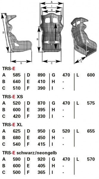Závodní sedačka OMP TRS-E XL černá FIA homologace konstrukce trubka