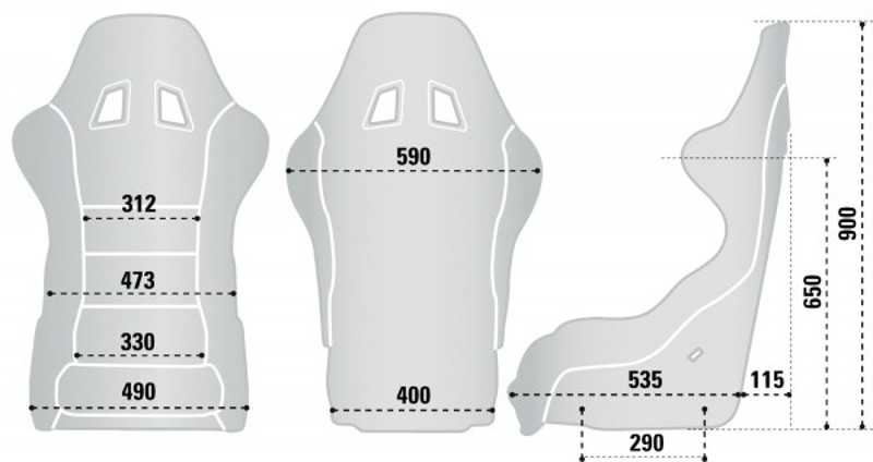 Závodní sedačka Sparco Grid-Q Sky černá FIA homologace konstrukce laminát
