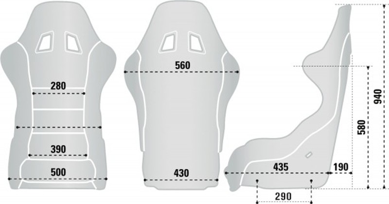 Závodní sedadlo Sparco QRT-C černá FIA homologace konstrukce carbon