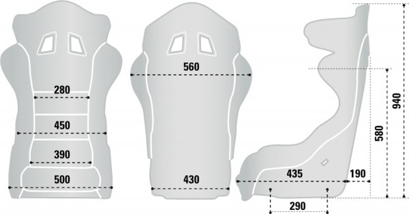 Závodní sedačka Sparco QRT-R černá FIA homologace konstrukce laminát