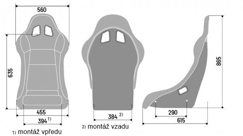 Závodní sedačka Sparco REV QRT černá FIA homologace konstrukce laminát