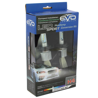 LED H4 6000K konverzní sada