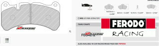 Sportovní destičky DS Performance Ferodo FDS4212