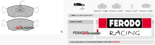 Sportovní destičky DS Performance Ferodo FDS4353