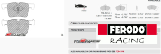 Sportovní destičky DS Performance Ferodo FDS4394