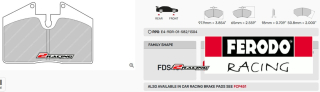 Sportovní destičky DS Performance Ferodo FDS451