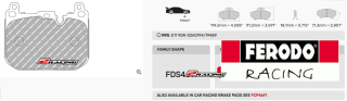 Sportovní destičky DS Performance Ferodo FDS4611