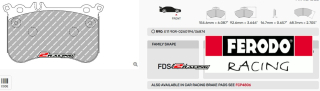 Sportovní destičky DS Performance Ferodo FDS4806