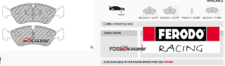 Sportovní destičky DS Performance Ferodo FDS584
