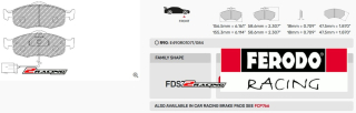 Sportovní destičky DS Performance Ferodo FDS766