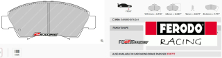 Sportovní destičky DS Performance Ferodo FDS777