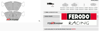 Sportovní destičky DS Performance Ferodo FDS779