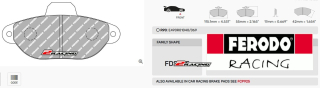 Sportovní destičky DS Performance Ferodo FDS925