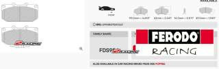 Sportovní destičky DS Performance Ferodo FDS986