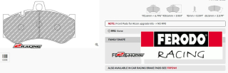 Sportovní destičky DS Performance Ferodo FDSR3141