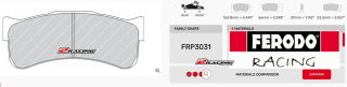 Závodní destičky DS1.11 Ferodo racing FRP3031W