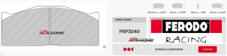 Závodní destičky DSUNO Ferodo racing FRP3040Z