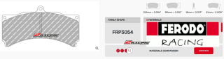 Závodní destičky DS3.12 Ferodo racing FRP3054G