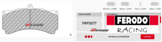 Závodní destičky DS1.11 Ferodo racing FRP3077W