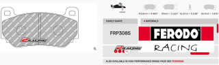 Závodní destičky DS1.11 Ferodo racing FRP3085W