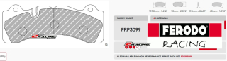 Závodní destičky DS2500 Ferodo racing FRP3099H