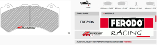 Závodní destičky DS1.11 Ferodo racing FRP3106WB