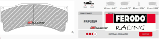 Závodní destičky DS3.12 Ferodo racing FRP3159GB