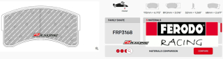 Závodní destičky TL66 Ferodo racing FRP3168TL66