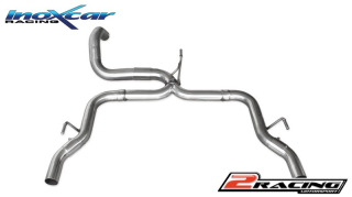 Zadní výfuk bez tlumiče s koncovkou o průměru 54 P+L Inoxcar racing PE308.02.54