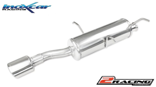 Zadní výfuk z nerezové oceli s koncovkou Oválná 120x80 mm Inoxcar racing PE306.07.120